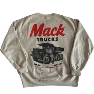 Mack Trucks, Crewneck Sweatshirt Size Large Workwear!